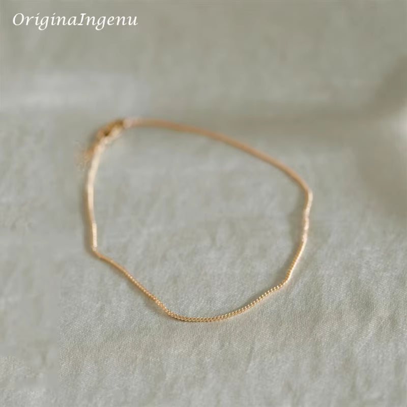 14K Gold Filled Liquid Chain Bracelet Minimal Bracelet Handmade Jewelry Tarnish Resistant Jewelry Hypoallergenic Bracelet